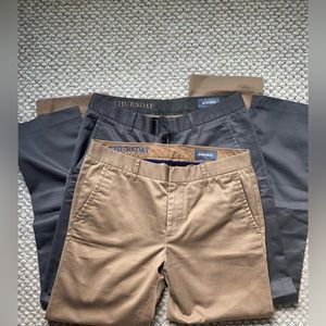 BUNDLE: two pairs of Bonobos Thursday dress pants, good pre-owned condition